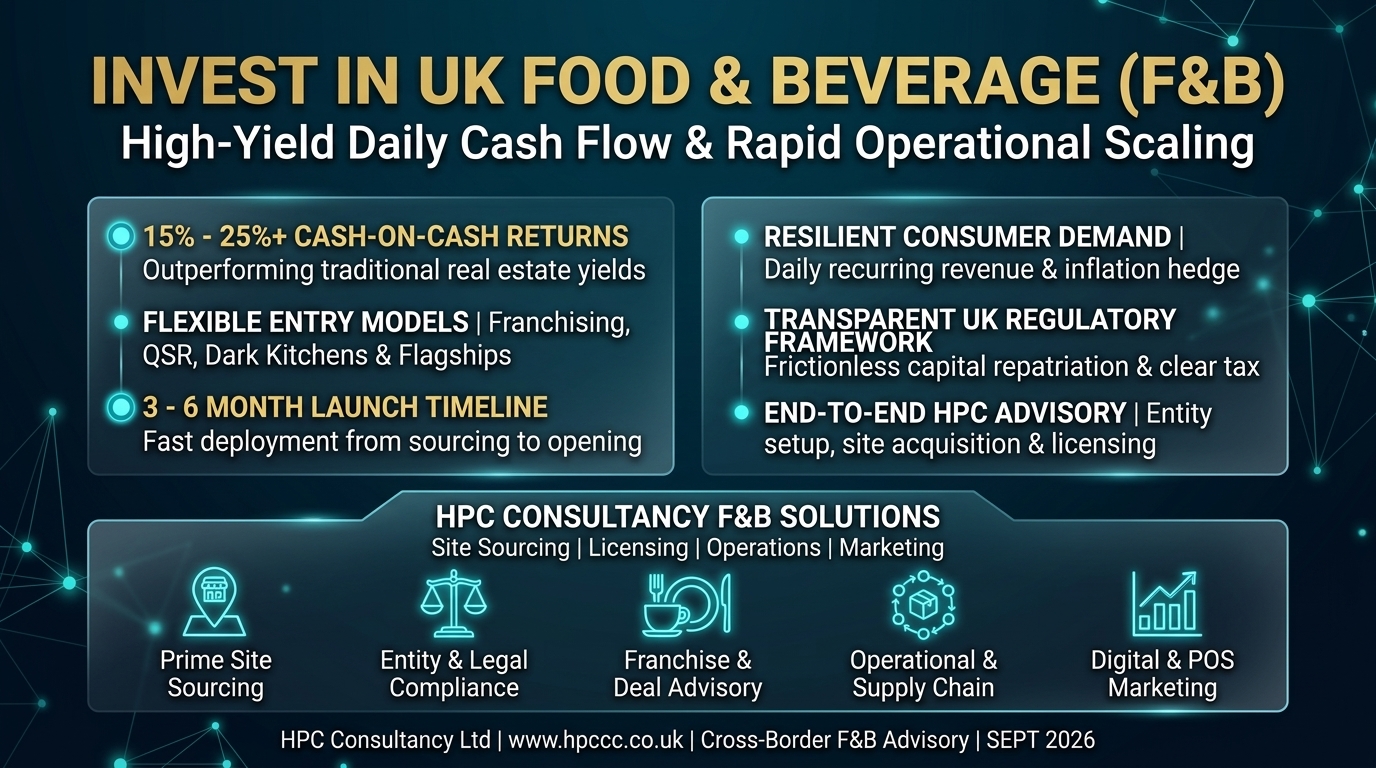 Why Mauritania Investors Must Consider the UK Food and Beverage Sector as Their Primary Entry Point