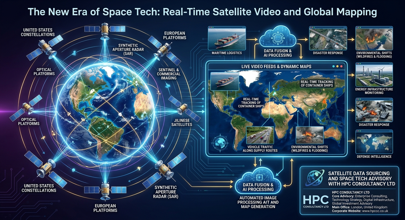 Real-Time Satellite Video and Global Mapping Mauritania
